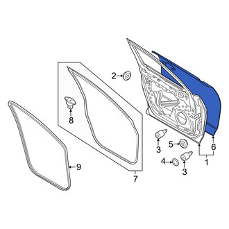 Mazda OE - Front Right Outer Door Outer Panel