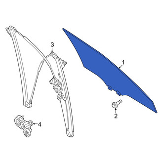 Mazda OE - Front Left Door Glass