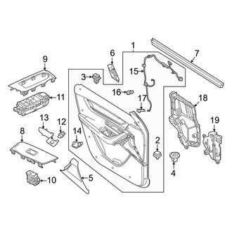 Mazda OE - Front Door - Interior Trim