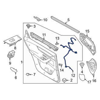 Mazda OE - Rear Door Wiring Harness