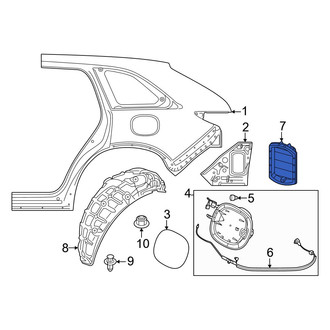 Mazda OE - Rear Quarter Panel Vent