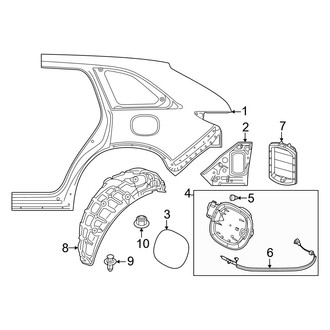 Mazda OE - Quarter Panel & Components (3.3L)