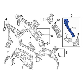 Mazda OE - Left Outer Body D-Pillar