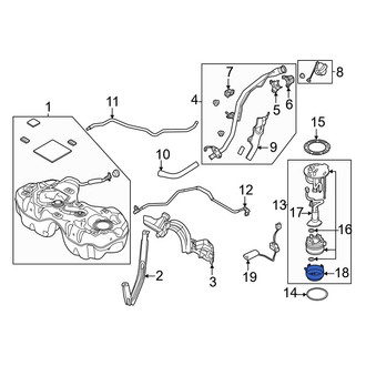 Mazda OE - Fuel Injection Pressure Regulator