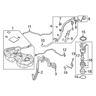 Mazda OE - Fuel System Components