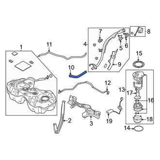Mazda OE - Lower Fuel Tank Filler Neck