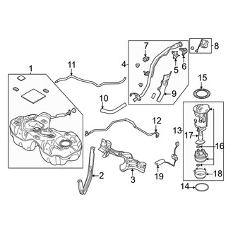 Mazda OE - Fuel System Components