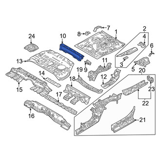 Mazda OE - Rear Floor Pan Reinforcement