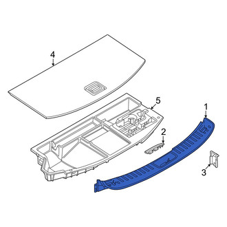 Mazda OE - Rear Liftgate Trim Scuff Plate