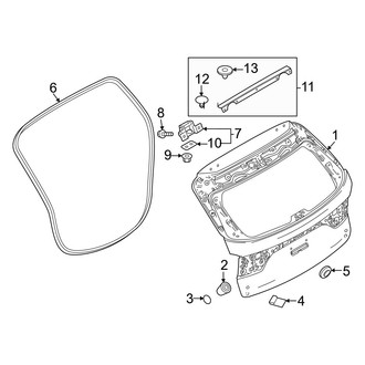 Mazda OE - Lift Gate - Gate & Hardware