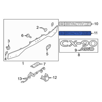 Mazda OE - Rear Hatch Emblem
