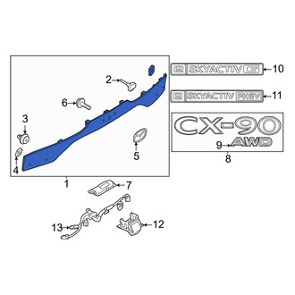 Mazda OE - Rear Liftgate Finish Panel