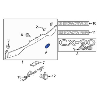Mazda OE - Rear Hatch Emblem