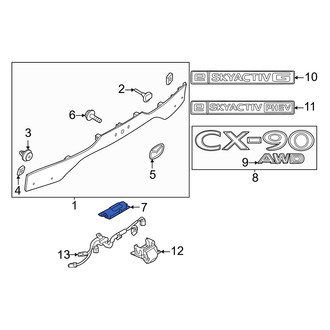 Mazda OE - Rear Outer Liftgate Pull Handle