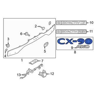 Mazda OE - Rear Hatch Emblem