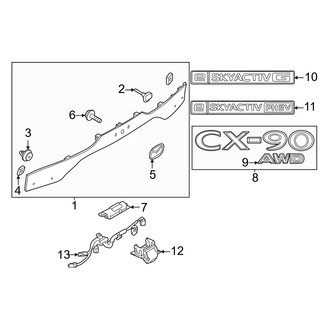 Mazda OE - Lift Gate - Exterior Trim