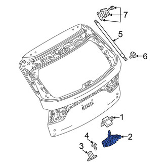 Mazda OE - Rear Liftgate Latch
