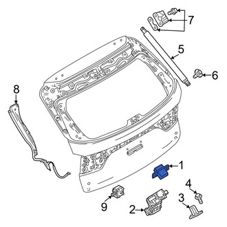 Mazda OE - Rear Liftgate Latch Release Switch