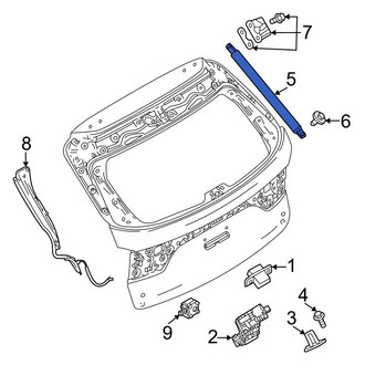 Mazda OE - Left Liftgate Lift Support