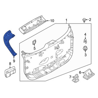 Mazda OE - Rear Left Liftgate Trim