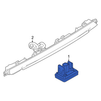 Mazda OE - Rear License Plate Light Assembly