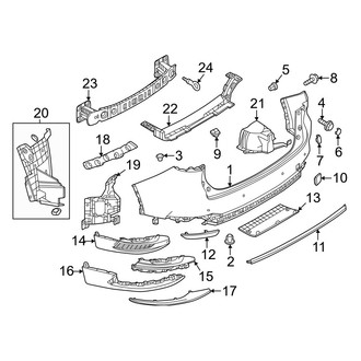 Mazda OE - Rear Bumper - Bumper & Components