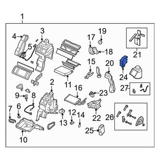 Mazda OE - HVAC Air Inlet Door Actuator