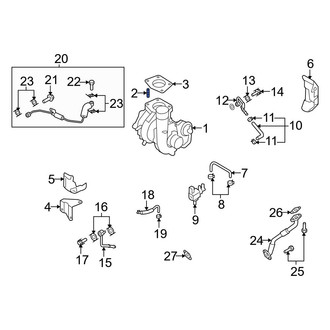 Mazda OE - Turbocharger Stud