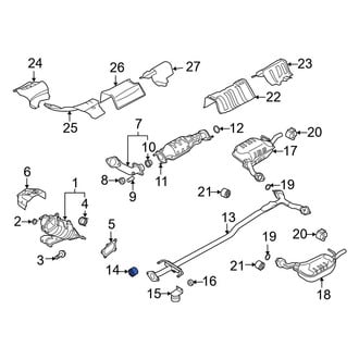 Mazda OE - Exhaust System Hanger
