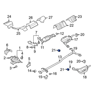 Mazda OE - Exhaust System Hanger