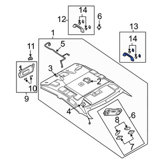 Mazda OE - Rear Interior Grab Bar