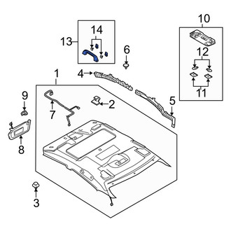 Mazda OE - Rear Interior Grab Bar