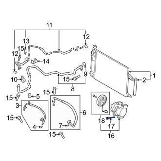 Mazda OE - A/C Compressor Bolt