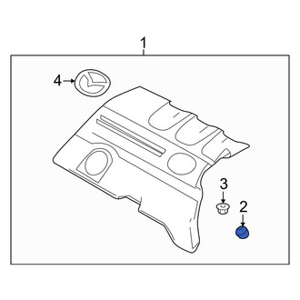 Mazda OE - Engine Cover Mounting Bushing