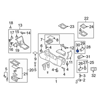 Mazda OE - 12 Volt Accessory Power Outlet Cover