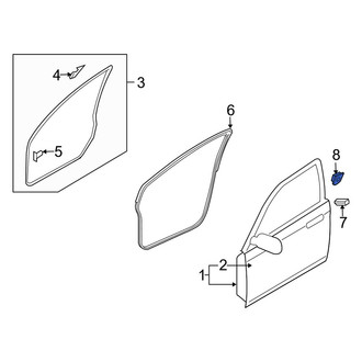 Mazda OE - Door Interior Trim Panel Grommet