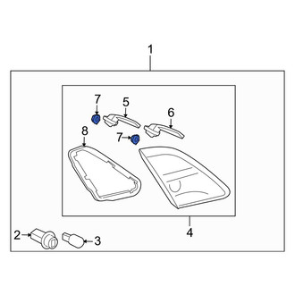 Mazda OE - Door Check Nut