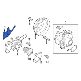Mazda OE - Engine Coolant Thermostat Housing Gasket