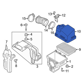 Mazda OE - Upper Air Cleaner Cover