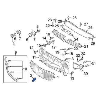 Mazda OE - Grille Retainer