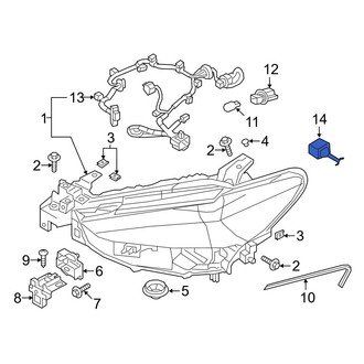 Mazda OE - Headlight Wiring Harness Connector