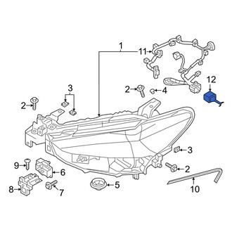 Mazda OE - Headlight Wiring Harness Connector