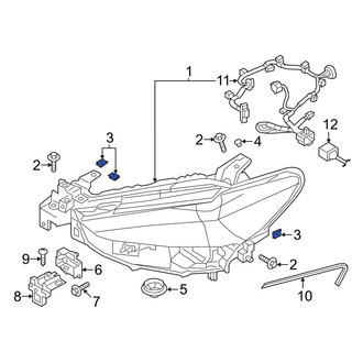 Mazda OE - Headlight Mounting Nut