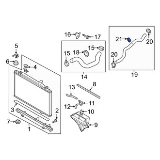 Mazda OE - Radiator Coolant Hose Clip