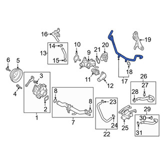 Mazda OE - Engine Coolant Inlet Flange
