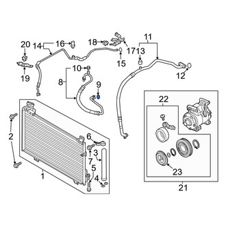 Mazda OE - A/C Refrigerant Line O-Ring