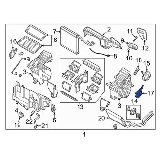 Mazda OE - HVAC Recirculation Door Actuator Link
