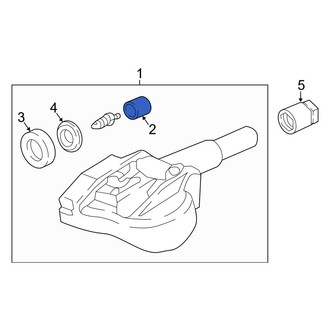 Mazda OE - Tire Pressure Monitoring System (TPMS) Valve Stem Cap