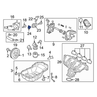 Mazda OE - Engine Variable Displacement Oil Control Solenoid Gasket
