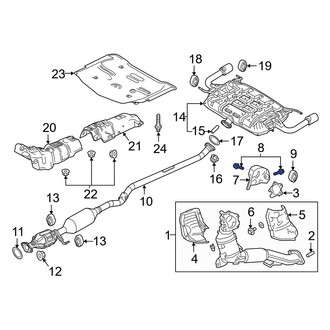 Mazda OE - Upper Exhaust Manifold Heat Shield Bolt